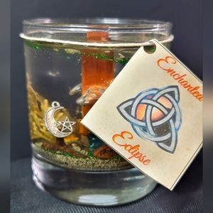 Enchanted Grounds 8oz gel elemental candle earth.